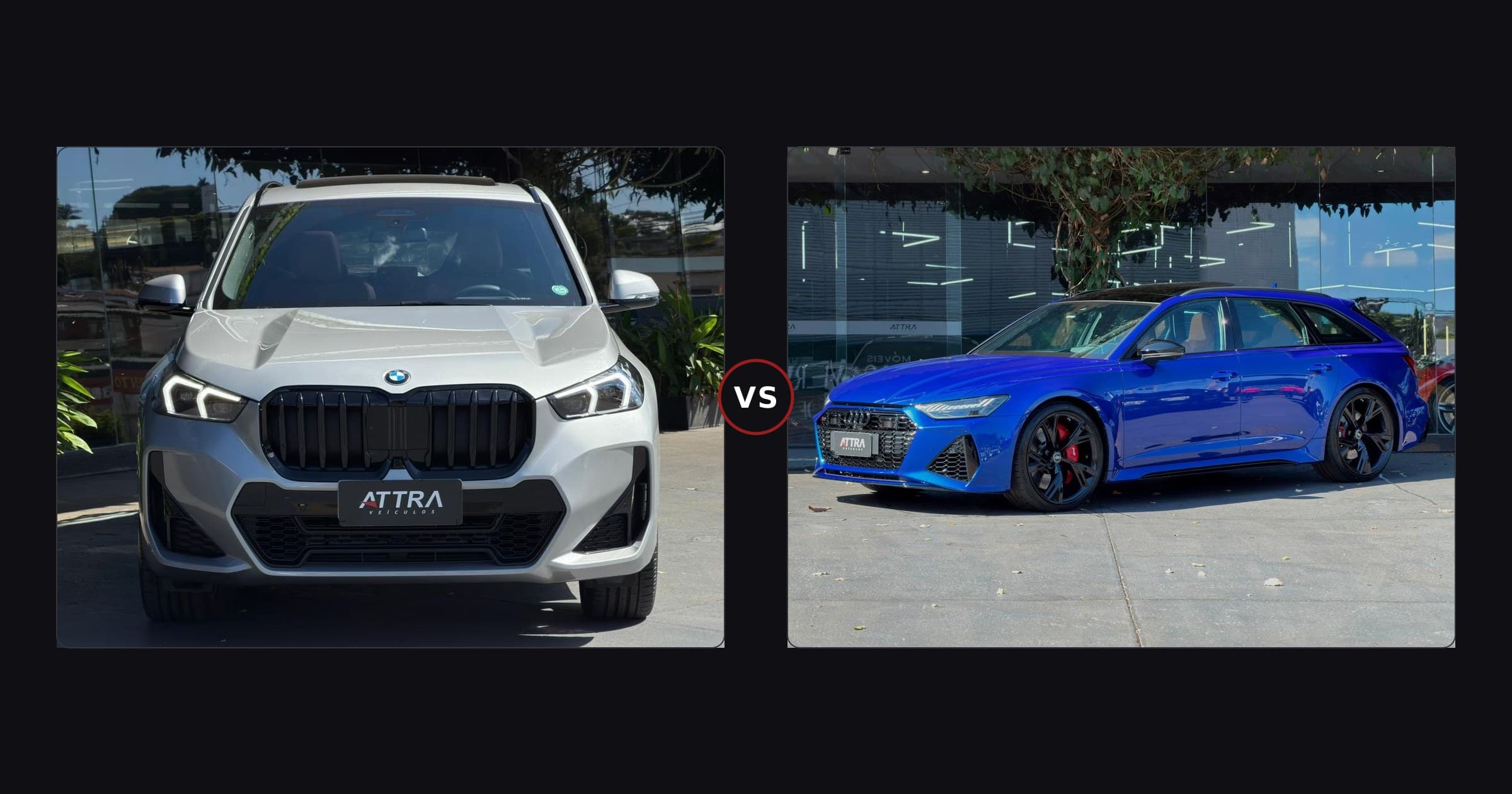 BMW X1 vs Audi RS6