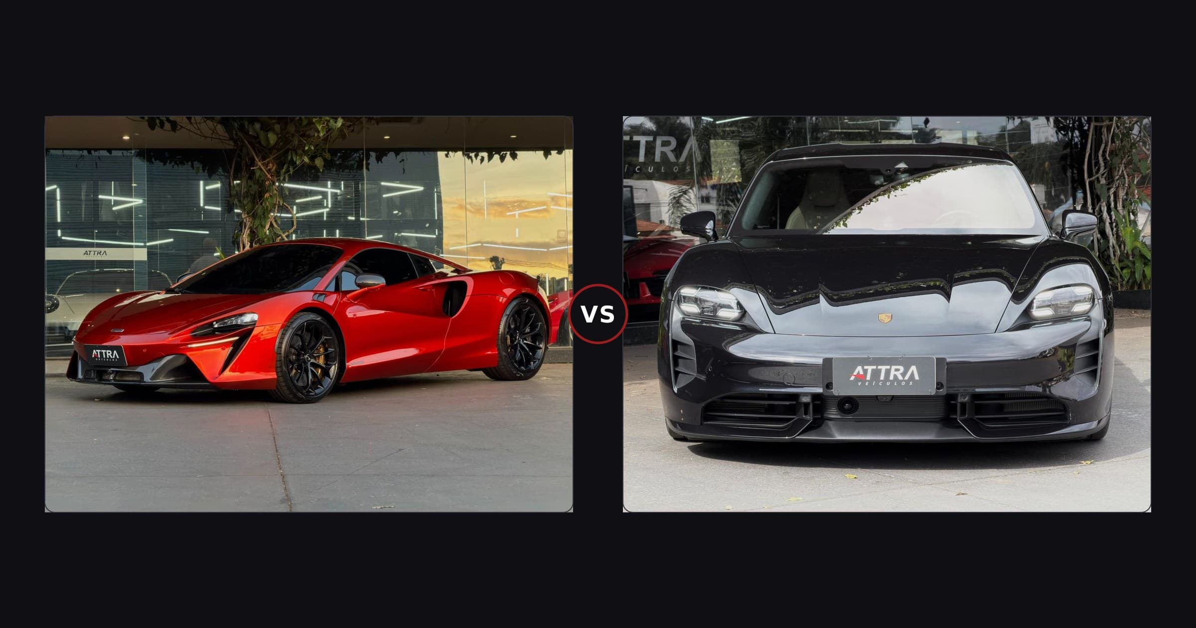 Mclaren Artura vs Porsche Taycan