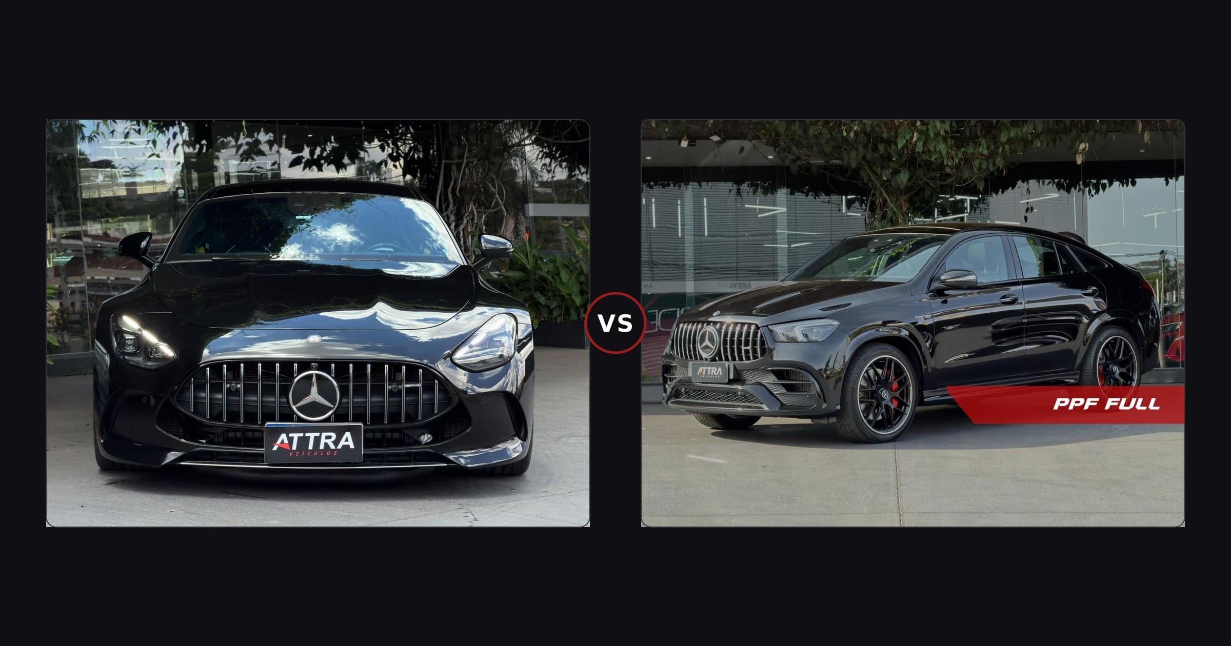Mercedes GT vs Mercedes GLE 63s