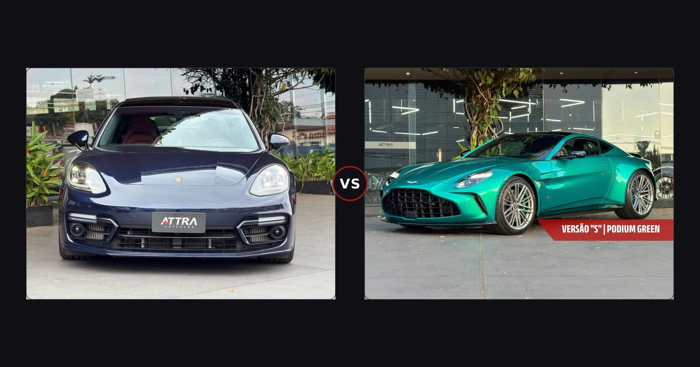Porsche Panamera vs Aston Martin Vantage
