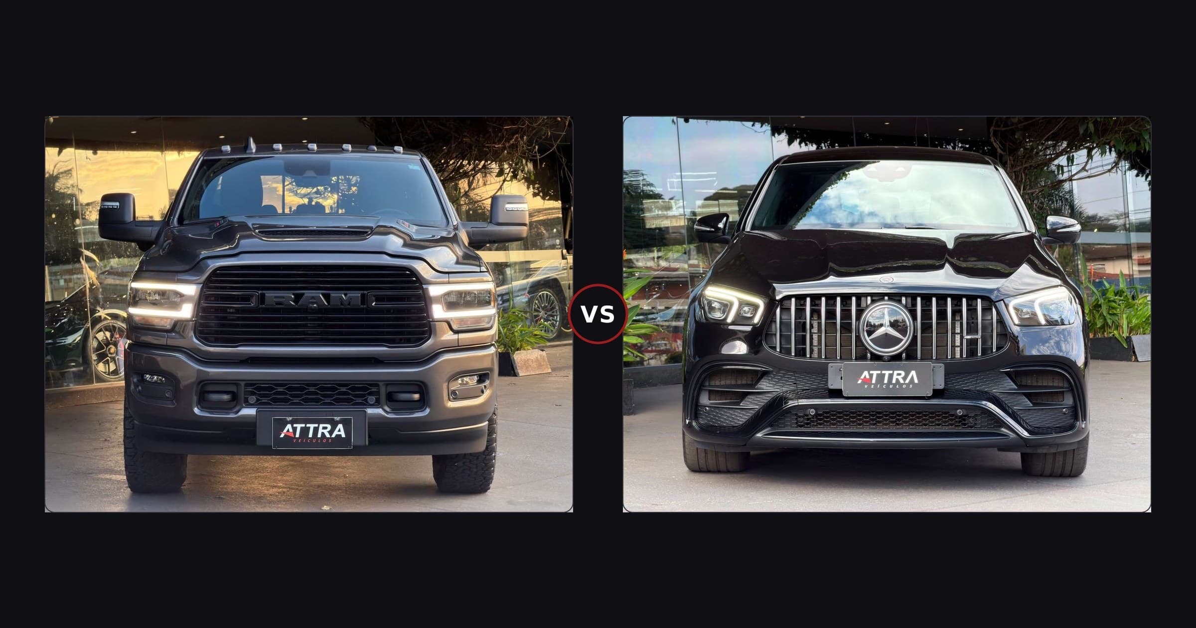 RAM 3500 vs Mercedes GLE-63